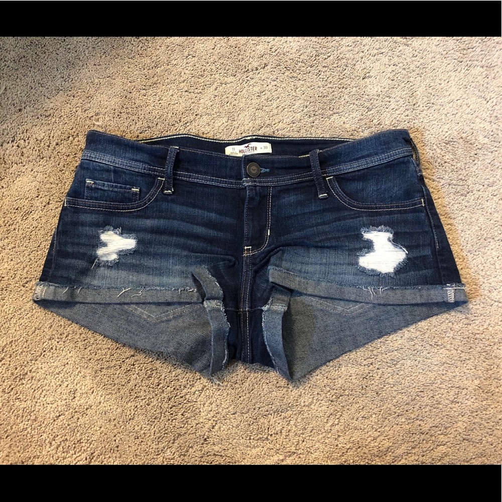 Hollister jean shorts